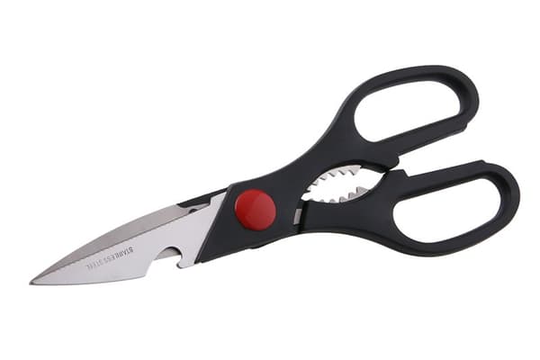 LEVIOR Multifunktionssaks i rustfrit stål 70/210 mm med åbner og ergonomisk greb