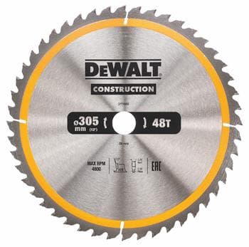 DeWALT-sahanterä ATB 10° 305 x 30 mm, 48 hammasta DT1959