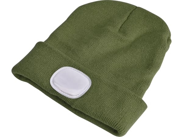 Extol Light mössa med pannlampa, USB, grön 43192