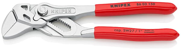 KNIPEX Mini-pihtiavain, kromattu, 150 mm