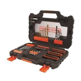 BLACK+DECKER 76-delars borr- och bitsats A7231