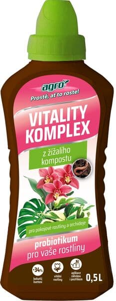 AGRO Vitality Komplex til orkidéer og stueplanter, 0,5 l