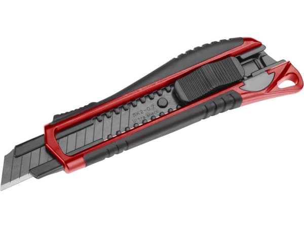 FORTUM brydekniv med metalforstærkning, 18 mm, Auto-lock, 14 segmenter