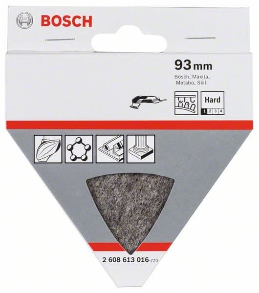 BOSCH hård polerfilt 93 mm 2608613016