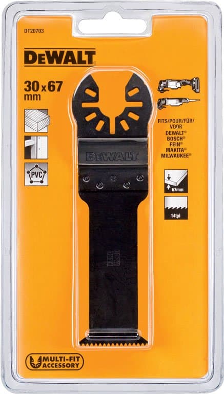 DeWALT savklinge til hårdt træ 30 x 67 mm DT20703