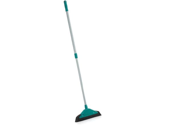 LEIFHEIT Soft & Easy gulvskrubbe med teleskopskaft, 34 cm