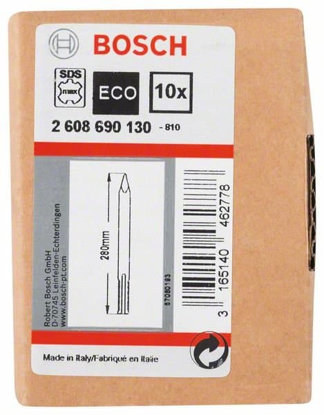 Bosch Spetsmejsel SDS-max 280 mm, 10 st, 2608690130