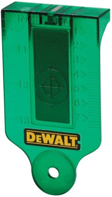 DeWALT målskive til grønne lasere, magnetisk DE0730G