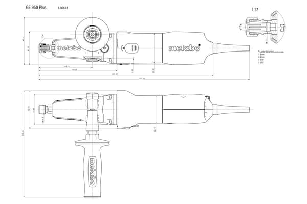 Metabo Rakslipmaskin GE 950 G Plus 600618000
