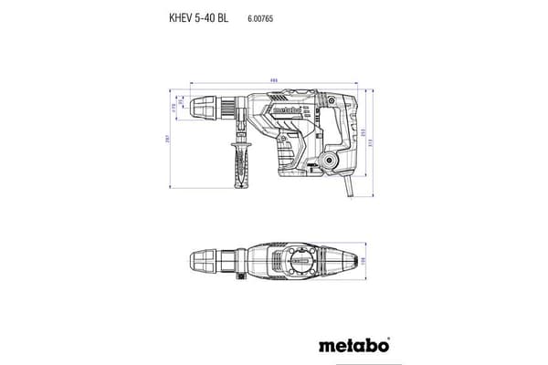 Metabo Kombihammare KHEV 5-40 BL 600765500