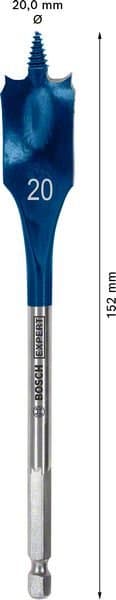 BOSCH EXPERT SelfCut Speed fladbor til træ 20 x 152 mm, 1 stk.