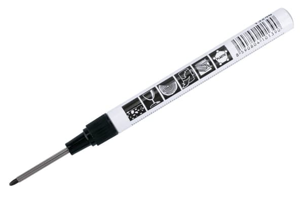 FESTA Permanent dybhulsmærker, sort, 150 mm, 3 mm spids