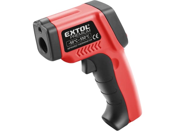 EXTOL PREMIUM berøringsfrit IR-termometer til industri, -50 til 550 °C, 8831302