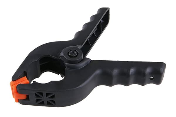 LEVIOR plastklämma 6", max käkvidd 70 mm, nylon, 120 mm