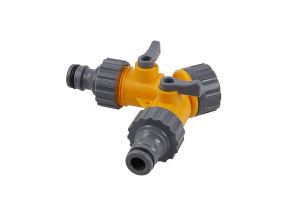 ROSA Fordeler med ventiler 3/4" til 2 hurtigkoblinger 45134.01