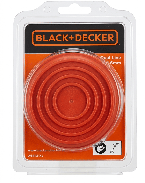 BLACK+DECKER trådspole med firkantet tråd Reflex Plus og dæksel A6442