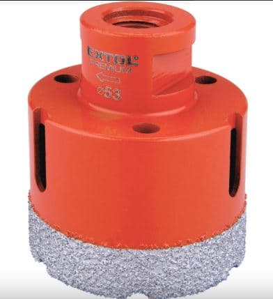 EXTOL PREMIUM diamantskærekop, 53 mm, gevind M14, 8801873