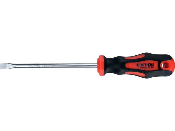 EXTOL PREMIUM flad skruetrækker, (-) 2,5 x 75 mm, CrV