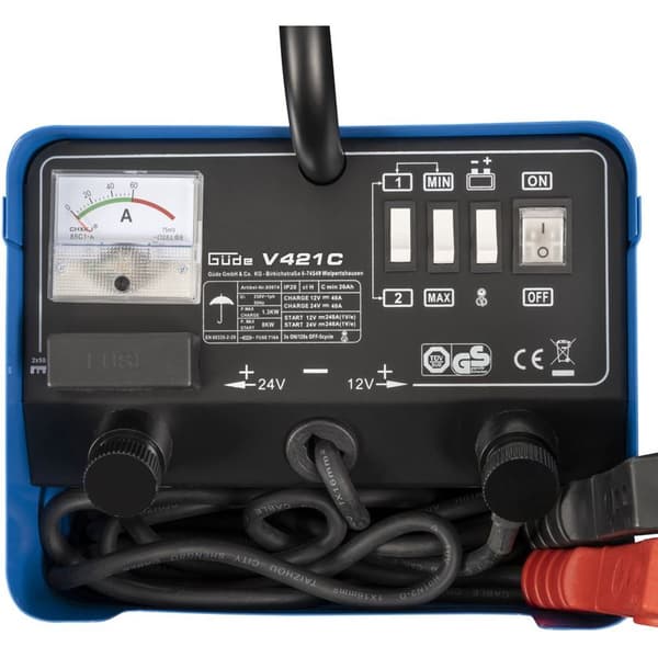 GÜDE Batteriladdare med startstöd V 421 C 12/24 V 85074
