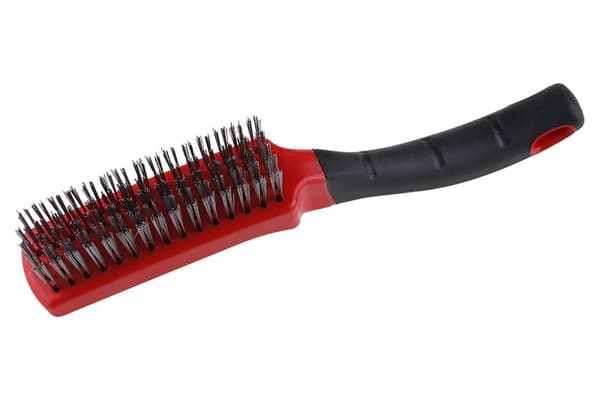 LEVIOR Handstålborste 5-rad 270 mm plastgrepp