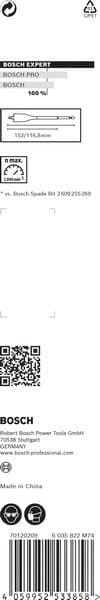 BOSCH EXPERT flatborr SelfCut Speed 10 x 152 mm, 1 st