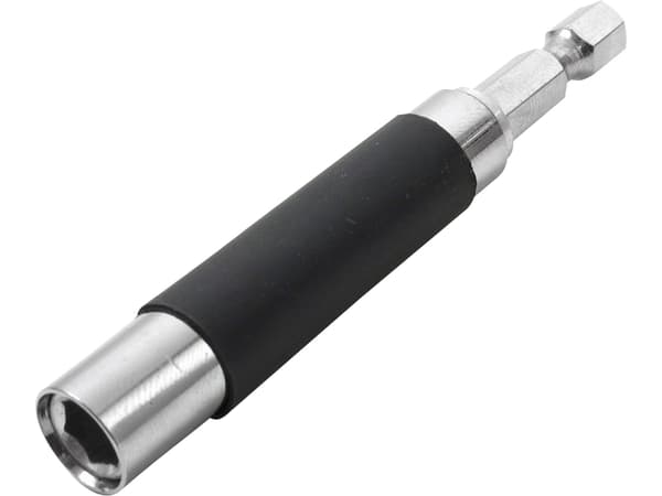 EXTOL PREMIUM bitsholder til boremaskine, rustfrit stål, 1/4"x80-122 mm