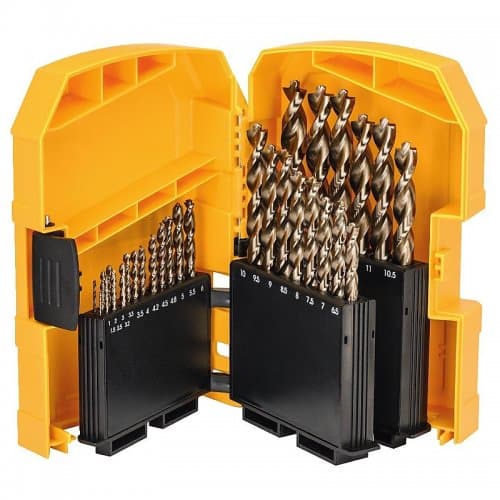 DeWALT HSS-E kobolttiporanteräsarja metallille, 29 osaa, DT4957
