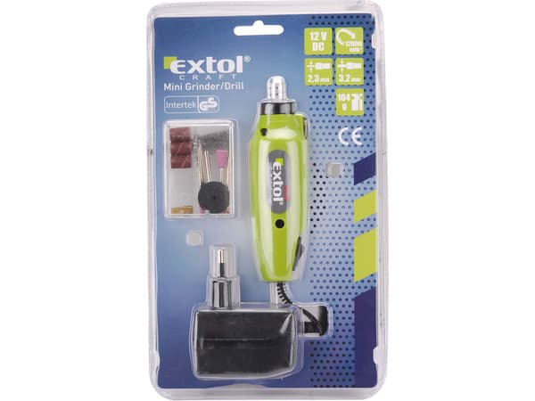 EXTOL CRAFT Mini borr- och slipmaskin med transformator