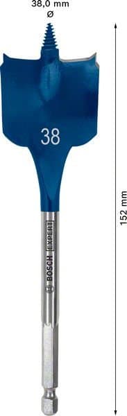 BOSCH EXPERT SelfCut Speed puupora 38 x 152 mm, 1 kpl