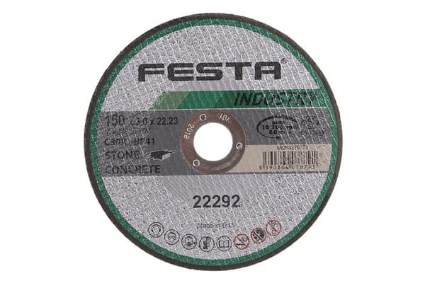 FESTA INDUSTRY kapskiva för sten 150 x 3 x 22,2 mm