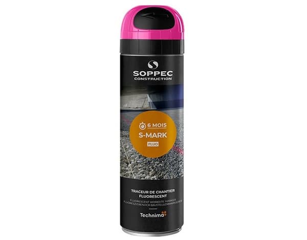 LEVIOR fluorescerande märkspray S-MARK 6M rosa 500 ml