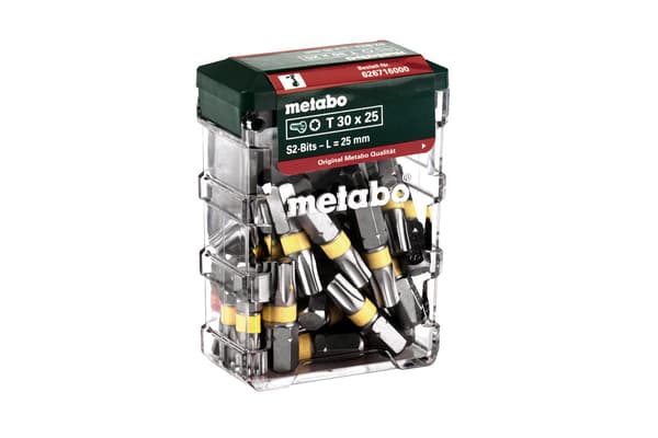 Metabo bitssæt T30, S2, 25 stk. i robust box