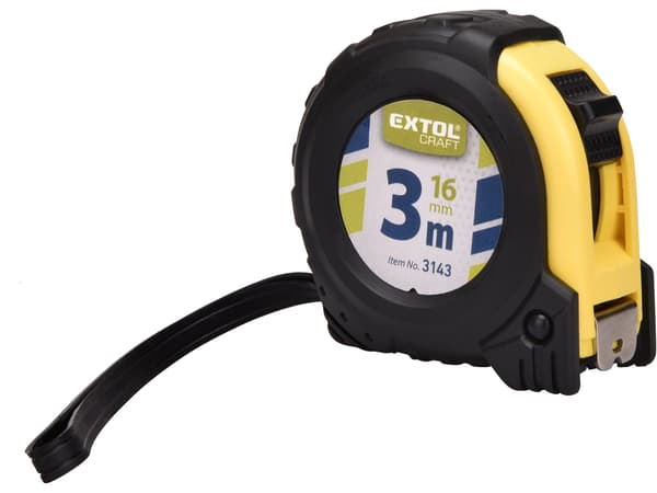EXTOL CRAFT rullamitta 3 m, 16 mm