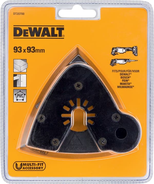 DeWALT slipplatta 93 x 93 mm DT20700
