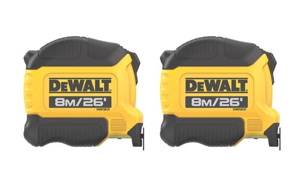 Dewalt Compact måttband 8 m, 2-pack DWHT38127-9
