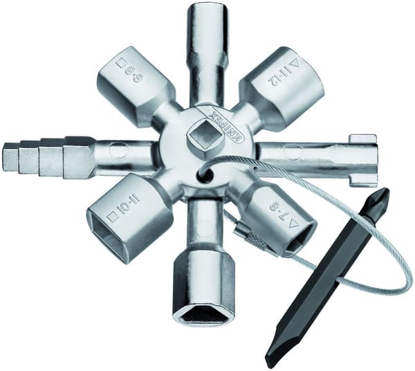 KNIPEX TwinKey nøgle til elskabe 001101