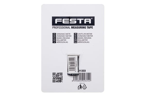FESTA Måttband med autolås 3 m x 16 mm