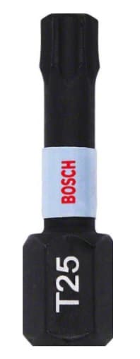 BOSCH Impact Control T25 bits 25 mm, 2-pack 2608522475