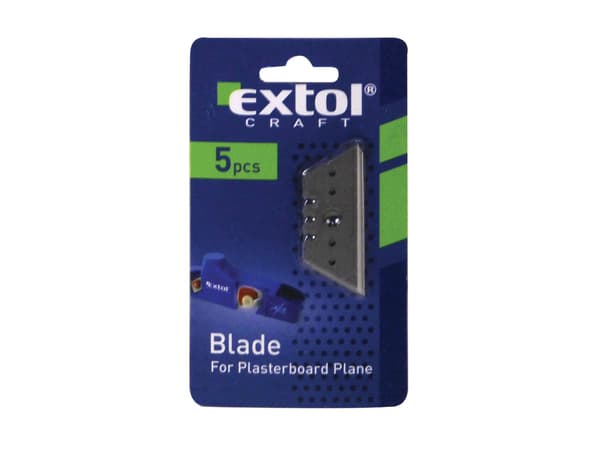 EXTOL CRAFT Trapezblade til gipspladehøvl, 5 stk. 9145