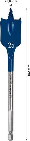 BOSCH EXPERT flatborr Self Cut Speed 25 x 152 mm, 1 st