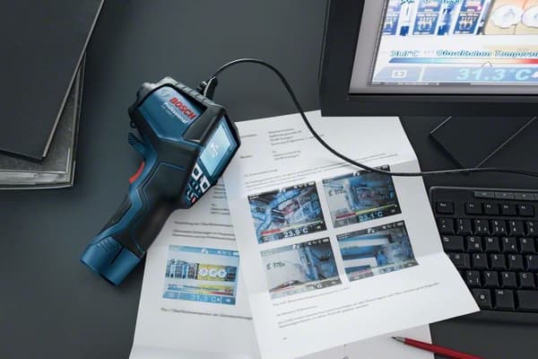 Bosch GIS 1000 C termodetektor med L-BOXX og tilbehør