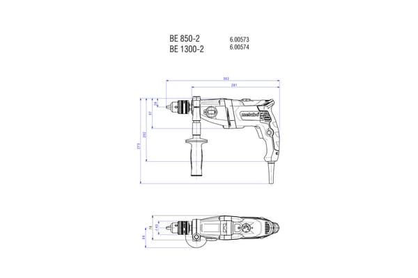 Metabo BEV 1300-2 borrmaskin 600574810