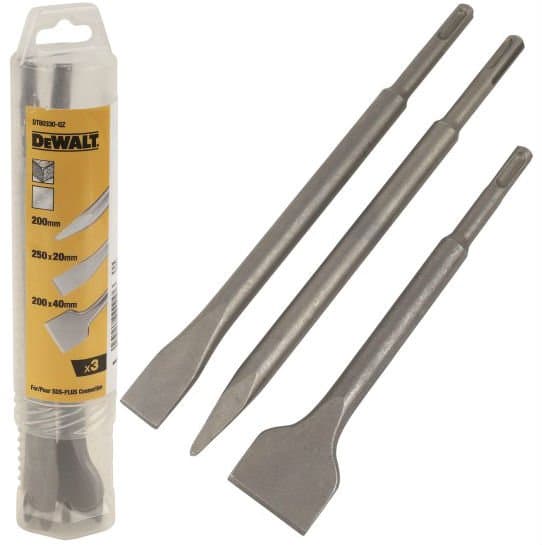 DeWALT SDS-Plus talttasarja 3 osaa DT60330