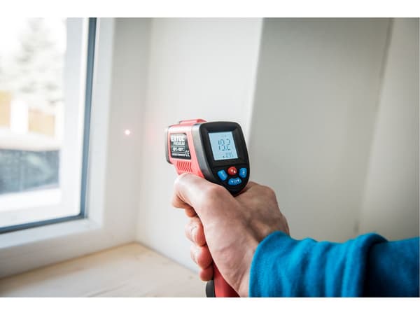 EXTOL PREMIUM berøringsfrit IR-termometer til industri, -50 til 550 °C, 8831302