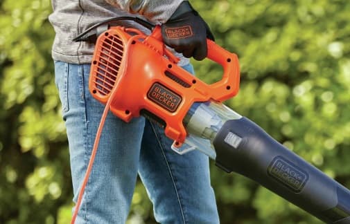 BLACK+DECKER sähköinen lehtipuhallin BEBL185