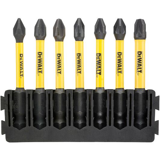 DeWalt bitholder 57 mm til 7 bits med bits DT70819