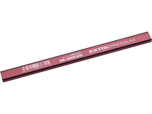 EXTOL PREMIUM tømrerblyant PROFI 175 mm HB
