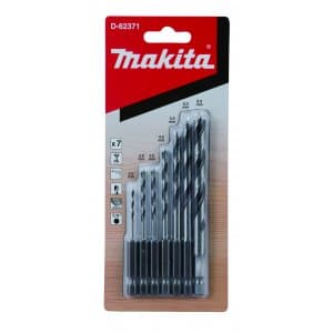 Makita træbor-sæt 2-8 mm, HEX 1/4", 9 dele, D-62371