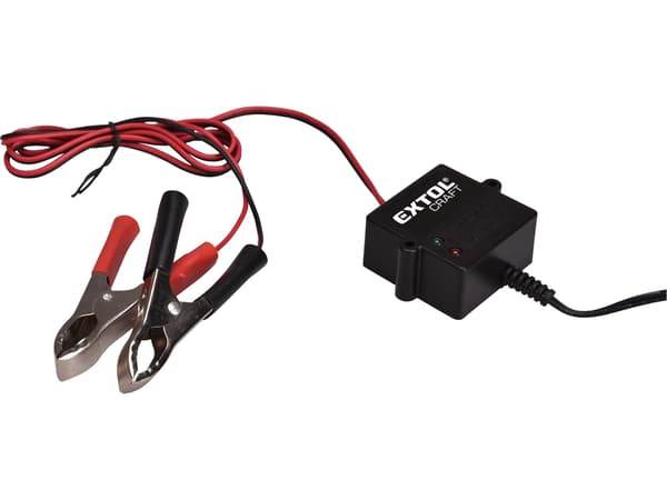 EXTOL CRAFT Vedligeholdelseslader til bilbatteri 12V 0,5A, 417302