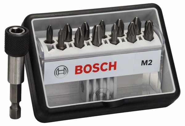 BOSCH 12+1-delars skruvbitsats Robust Line 2607002564